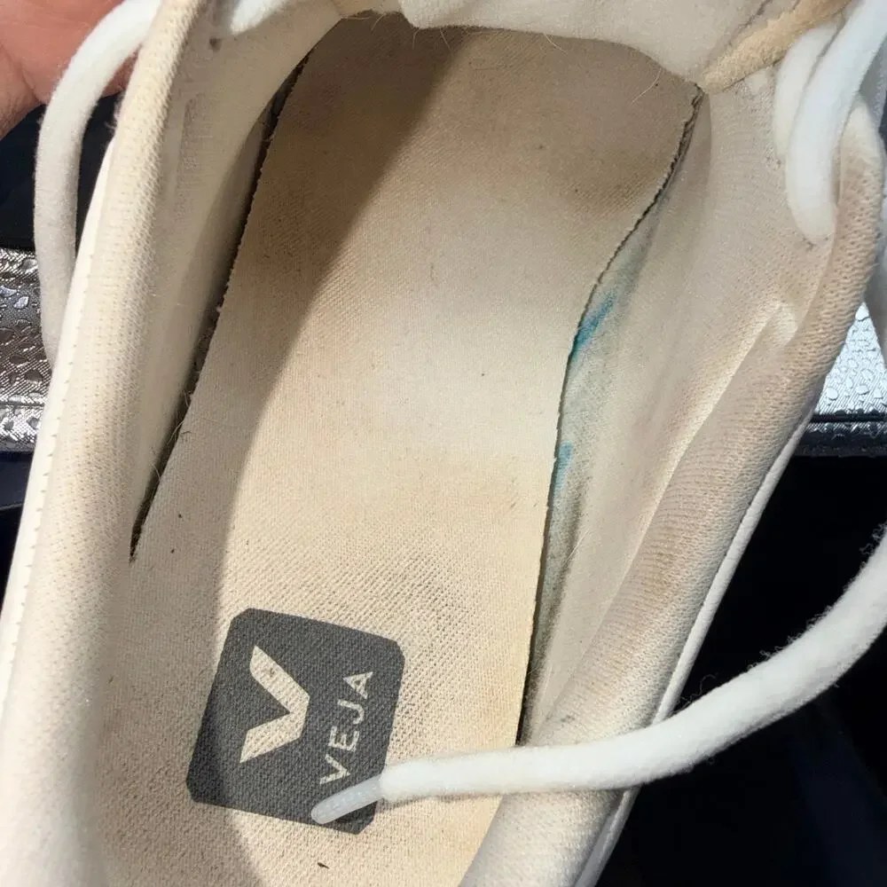 VEJA Campo White Sage Suede V Leather Sneakers Women’s US 7.5 EU 38.5